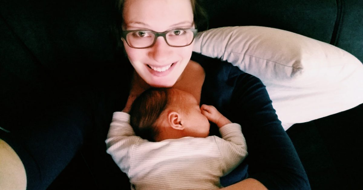 "Ich liebe dich" Bloggerin Leonie mit ihrem Kind