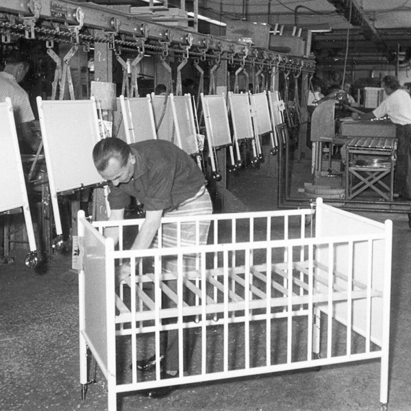 1964 Produktion PAIDI-Bett