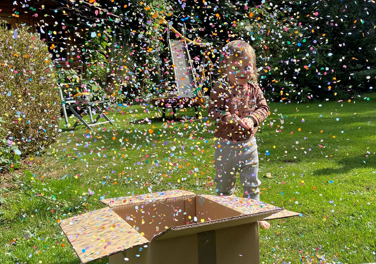 Konfetti! Bunt, bunter Bente: Farben sind für alle da